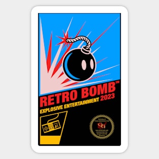 Retro Bomb Sticker